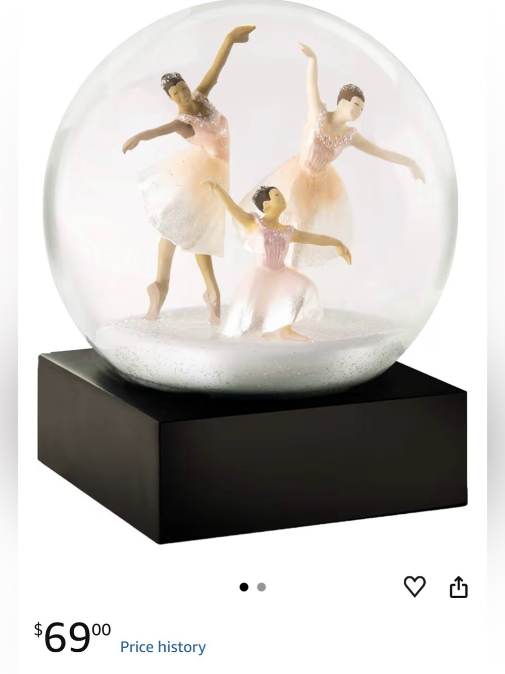 Coolsnowglobes Ballerina Globe